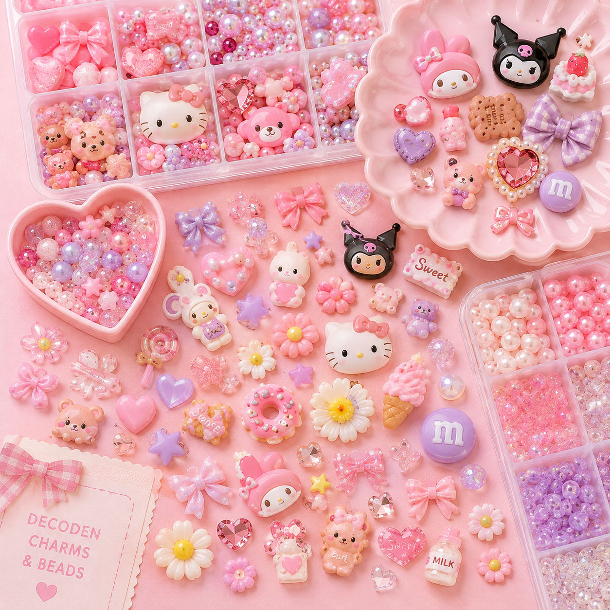 Decoden Charms and Beads
